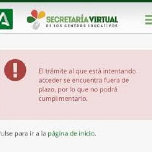 Problemas con la matrícula Online