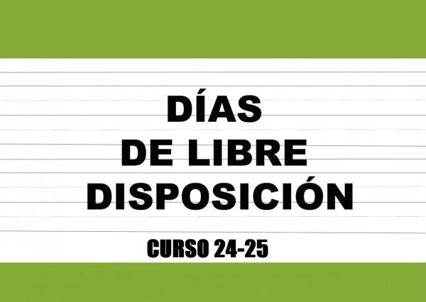 Días de libre disposición