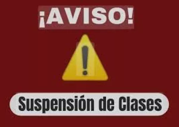 Suspendida actividad lectiva miércoles 4 de febrero