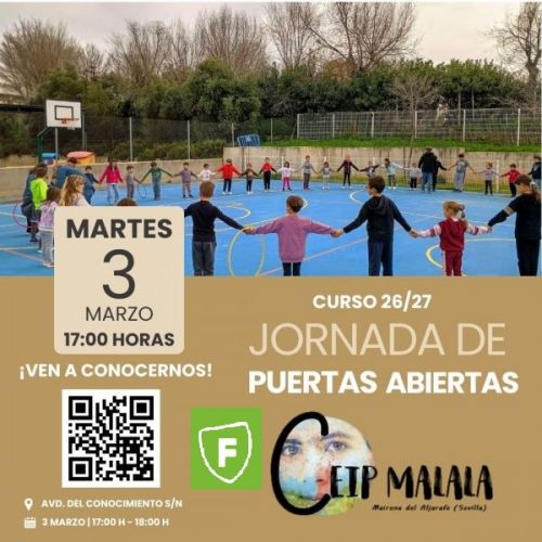 Jornada de puertas abiertas 3 de marzo