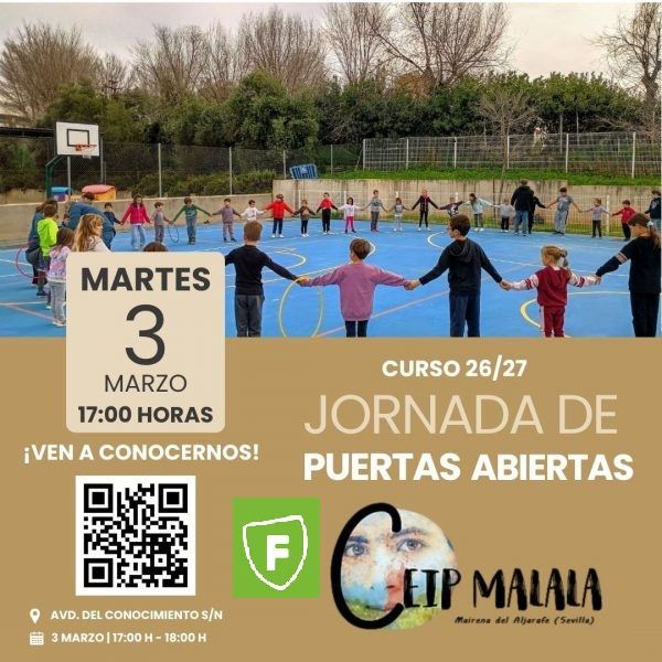 Jornada de puertas abiertas 3 de marzo