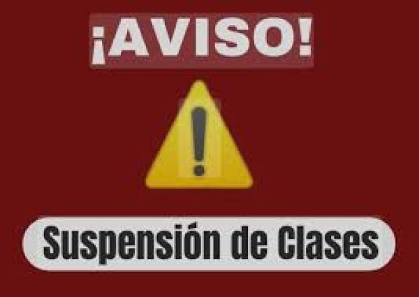 Suspensión de clases 14 de noviembre