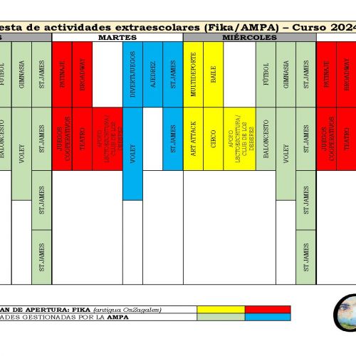 Actividades Extraescolares 24-25