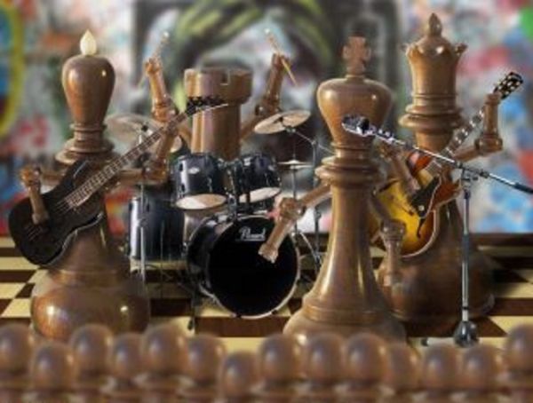 Aulas de ajedrez y música