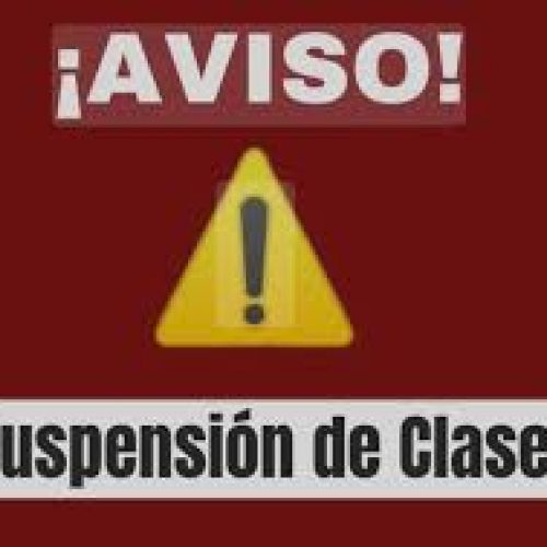 Suspensión de clases 14 de noviembre