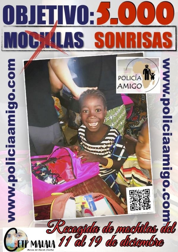Recogida de mochilas solidarias