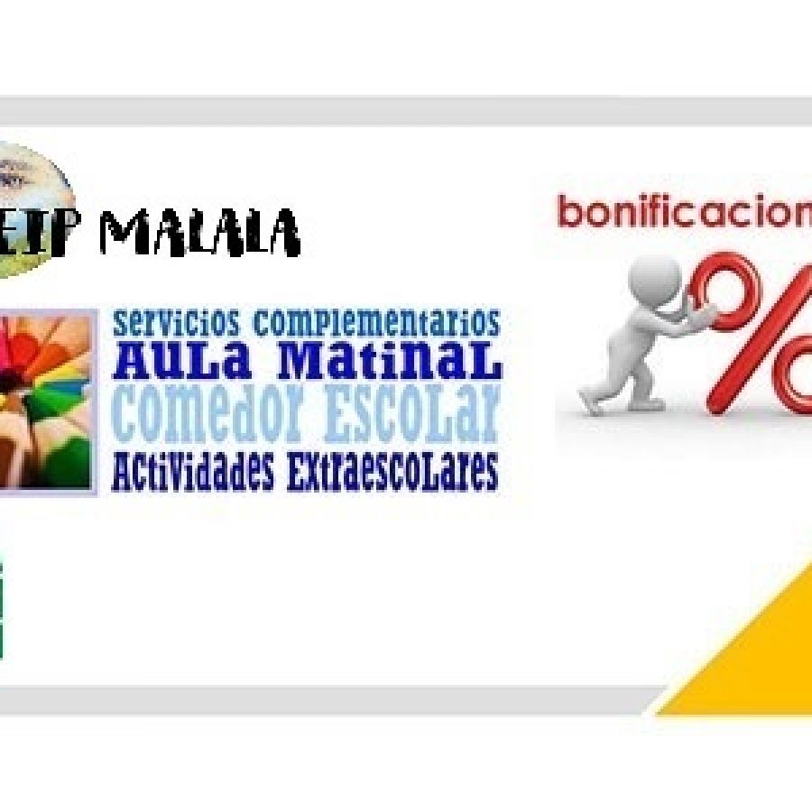 Solicitud de Bonificación para los Servicios del Plan de Apertura curso 26-27