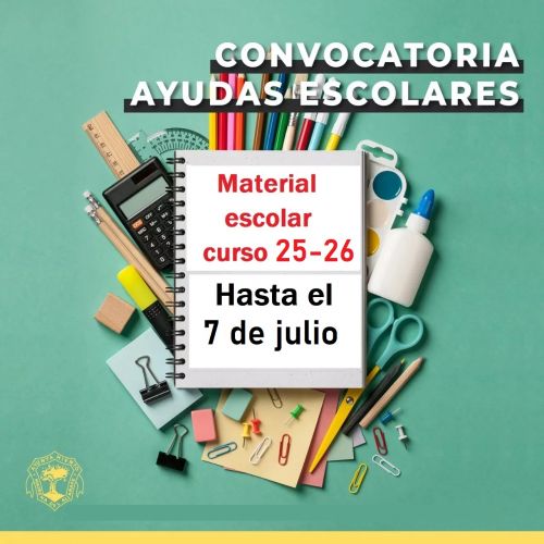 Ayudas de material escolar del Ayuntamiento de Mairena del Aljarafe