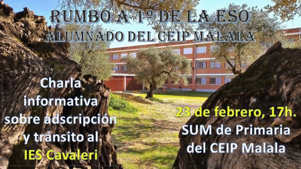Reunión informativa y de tránsito IES Cavaleri